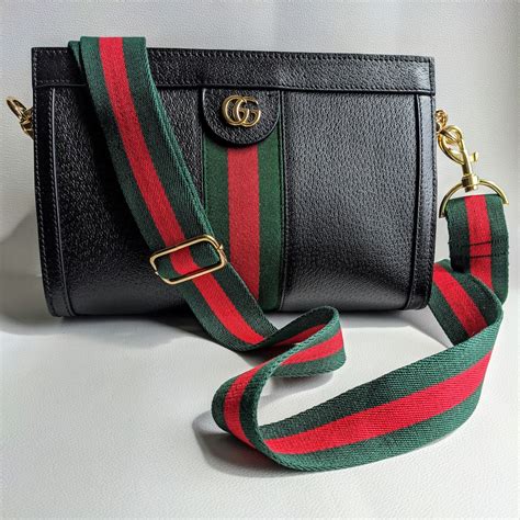 gucci bag with green strap|genuine gucci bag strap.